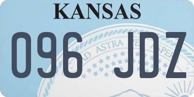KS license plate 096JDZ