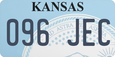 KS license plate 096JEC