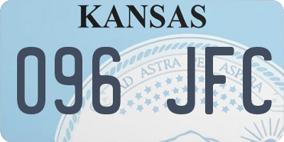 KS license plate 096JFC