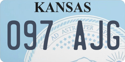 KS license plate 097AJG