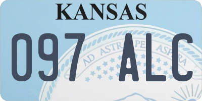 KS license plate 097ALC