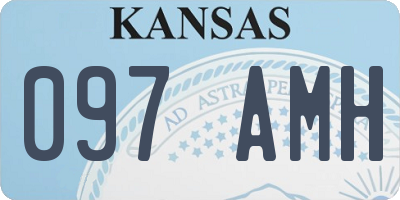 KS license plate 097AMH