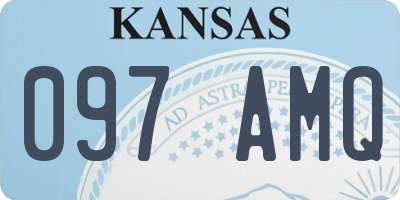 KS license plate 097AMQ