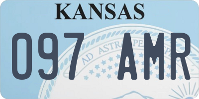 KS license plate 097AMR