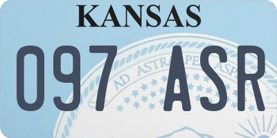 KS license plate 097ASR