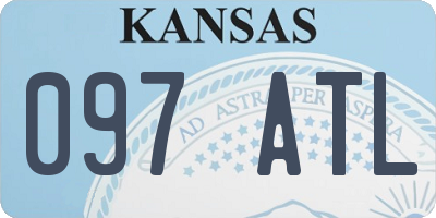 KS license plate 097ATL