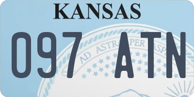 KS license plate 097ATN