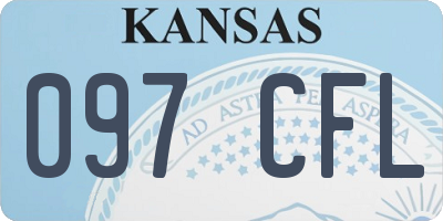 KS license plate 097CFL