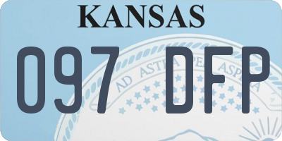 KS license plate 097DFP