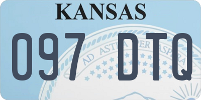 KS license plate 097DTQ