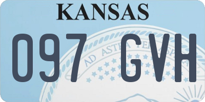 KS license plate 097GVH