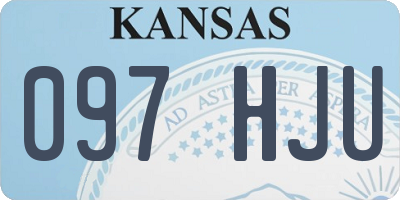KS license plate 097HJU