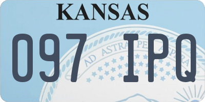 KS license plate 097IPQ