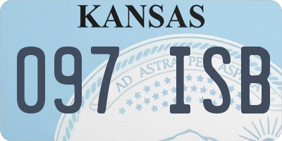 KS license plate 097ISB