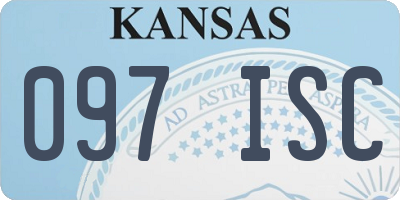 KS license plate 097ISC