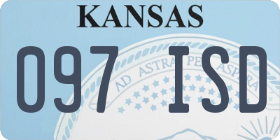 KS license plate 097ISD
