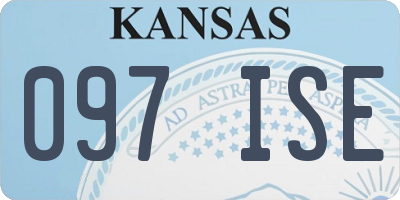 KS license plate 097ISE