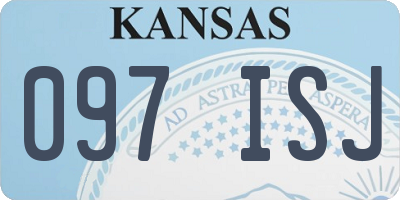 KS license plate 097ISJ