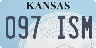 KS license plate 097ISM