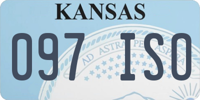 KS license plate 097ISO
