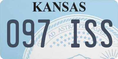 KS license plate 097ISS