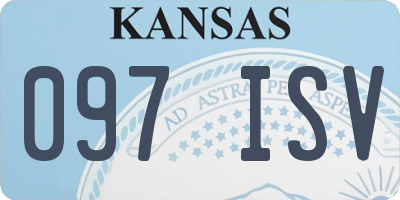 KS license plate 097ISV