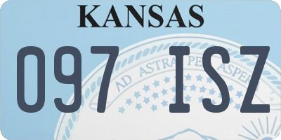 KS license plate 097ISZ