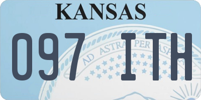 KS license plate 097ITH