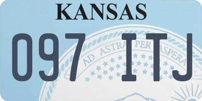 KS license plate 097ITJ