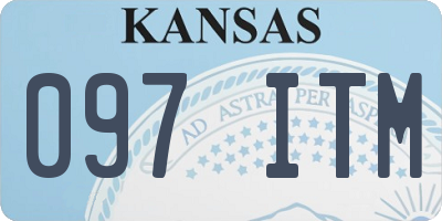 KS license plate 097ITM