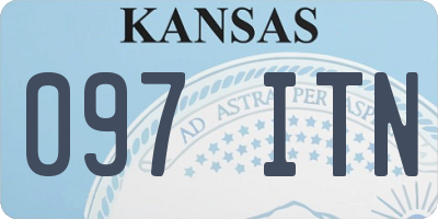 KS license plate 097ITN