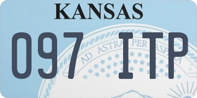KS license plate 097ITP