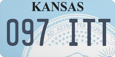 KS license plate 097ITT