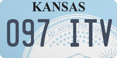KS license plate 097ITV