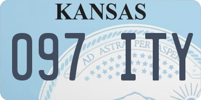 KS license plate 097ITY