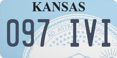 KS license plate 097IVI