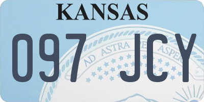 KS license plate 097JCY