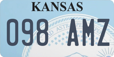 KS license plate 098AMZ