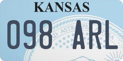 KS license plate 098ARL