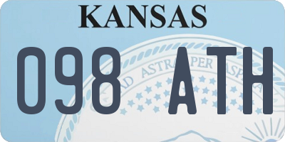KS license plate 098ATH