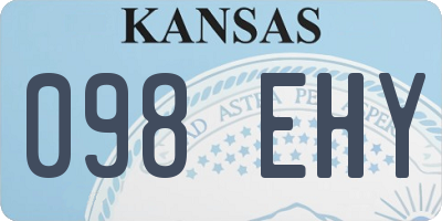 KS license plate 098EHY