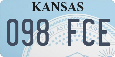KS license plate 098FCE