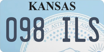 KS license plate 098ILS