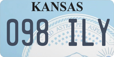 KS license plate 098ILY