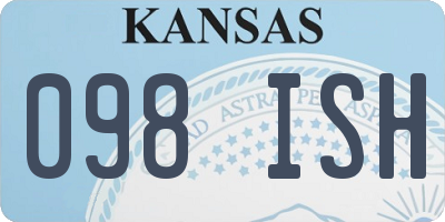 KS license plate 098ISH