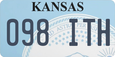 KS license plate 098ITH