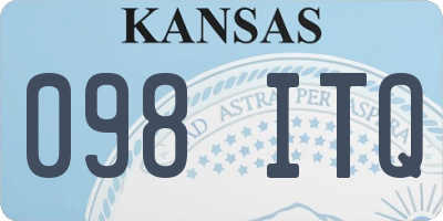 KS license plate 098ITQ