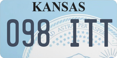 KS license plate 098ITT