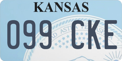 KS license plate 099CKE