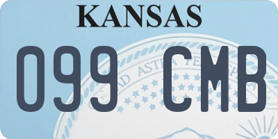 KS license plate 099CMB